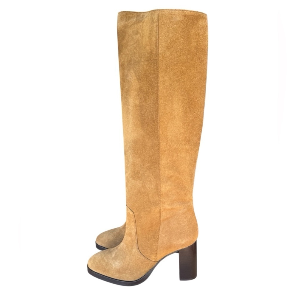 NIB Anthropologie Round-Toe Tall
Boots in light sand